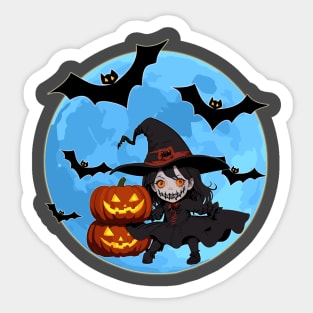 Nights and days Halloween 1 Sticker